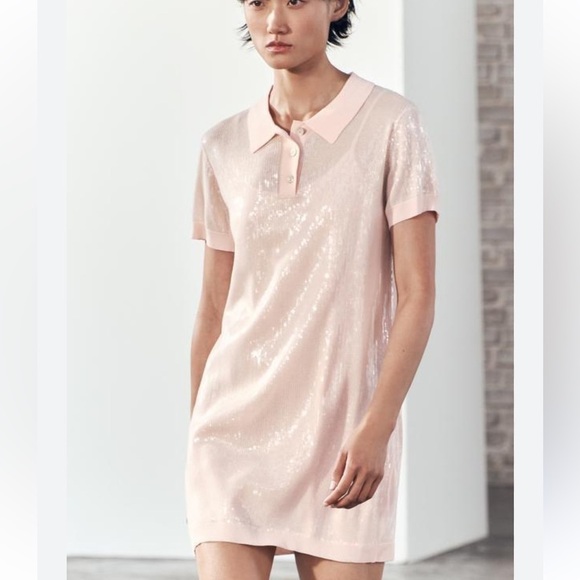 Zara sequined sweater dress - Picture 5 of 5